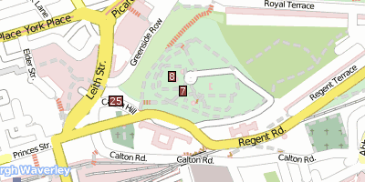 Portugiesische Kanone Stadtplan