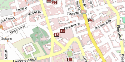 Royal Museum Edinburgh Stadtplan