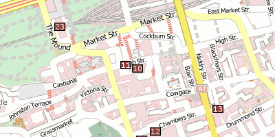 St Giles’ Cathedral Stadtplan