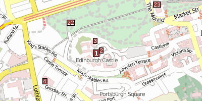 Stadtplan St. Margaret’s Chapel